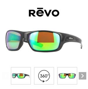 Revo Guide II RE 4073 Polished Black Polarized Men's Sunglasses New In box